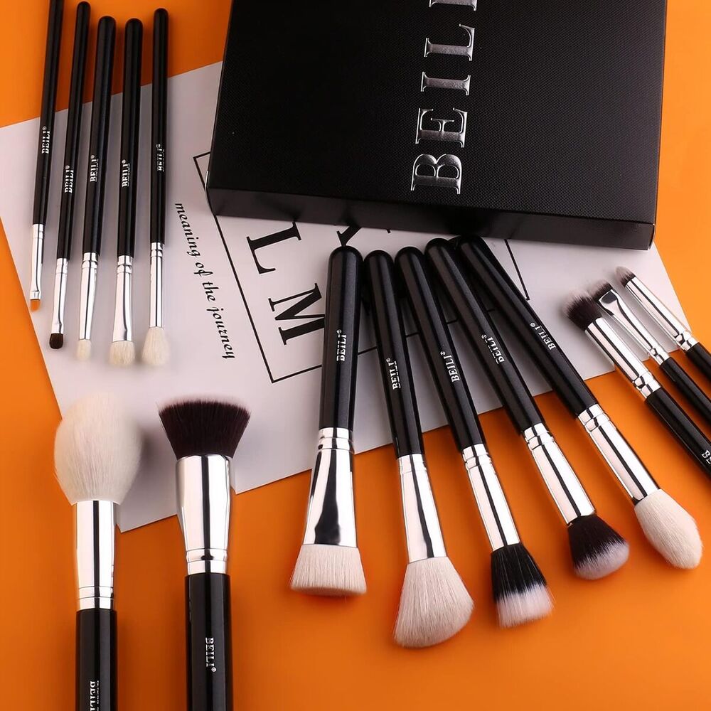Set BEILI noir présenté sur fond orange