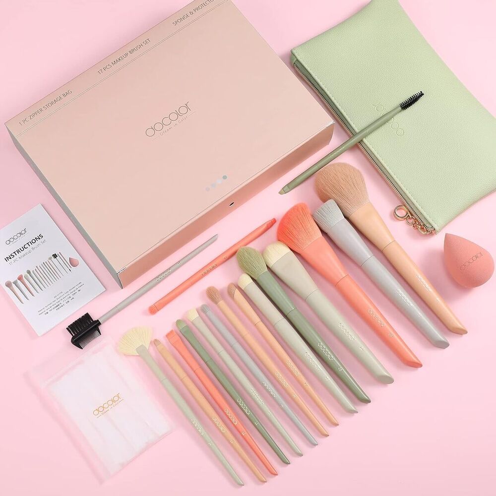 Set Docolor aux manches pastel avec sa pochette verte